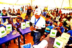 Humanitarian group donates e-library, holds anti-drug abuse campaign in Jos