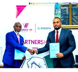Wema Bank to train, empower 800,000 Nigerian businesses; signs MoU with SMEDAN