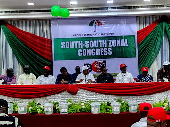 Wike, Duke, Orbih attend PDP South-South zonal congress