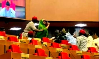 Rowdy Senate as Senator Natasha protests seat change