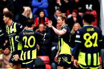 De Bruyne spares Man City blushes at Leyton Orient