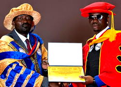 Destalker bags honorary doctorate degree 