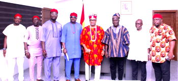 Eze Ihenetu visits Ghana’s Minister of Local Government and Chieftaincy Affairs