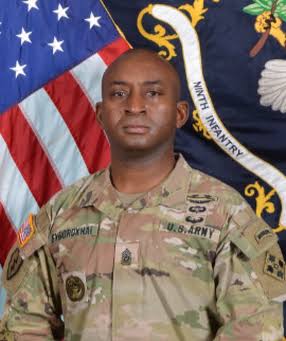 Major Eragbai Evborokhai becomes the first Nigerian-born soldier to lead the U.S. Army Infantry Regiment