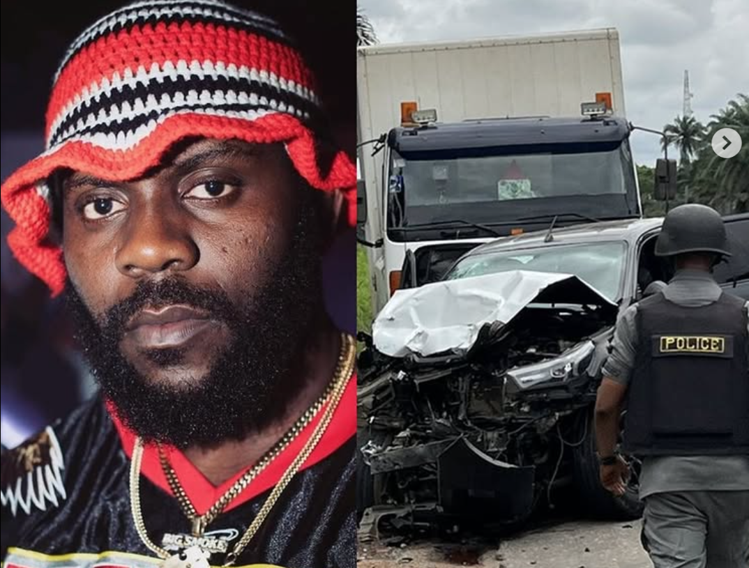 Nigerian rapper Odumodublvck survives car accident, hospitalised - Vanguard  News