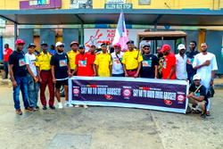 Randawest, NTDI celebrate valentine with walk against drug abuse