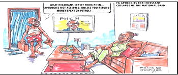 Cartoon: ‘Honey, let’s count what has not collapsed’