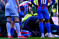 Palace’s Mateta in hospital after ‘reckless’ horror challenge