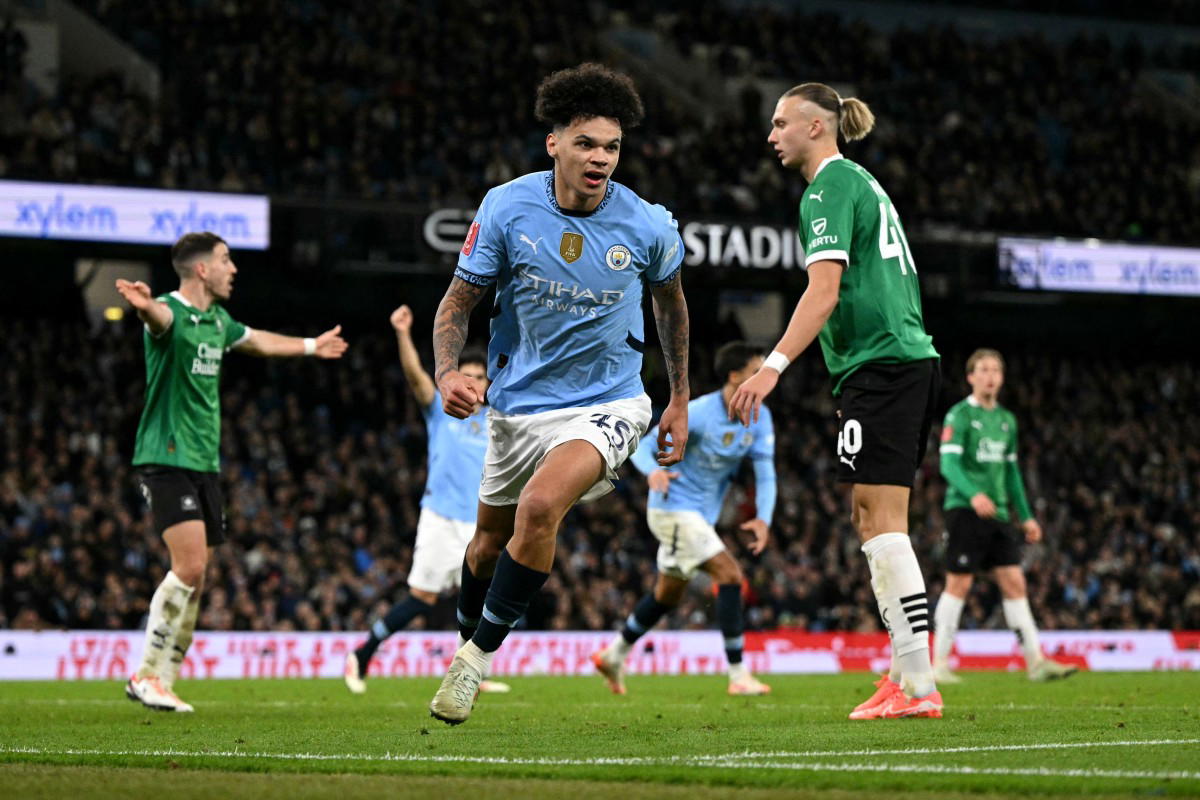Man City survive FA Cup scare as O’Reilly sinks Plymouth