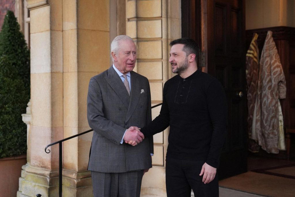 Zelensky meets King Charles ahead of NATO summit