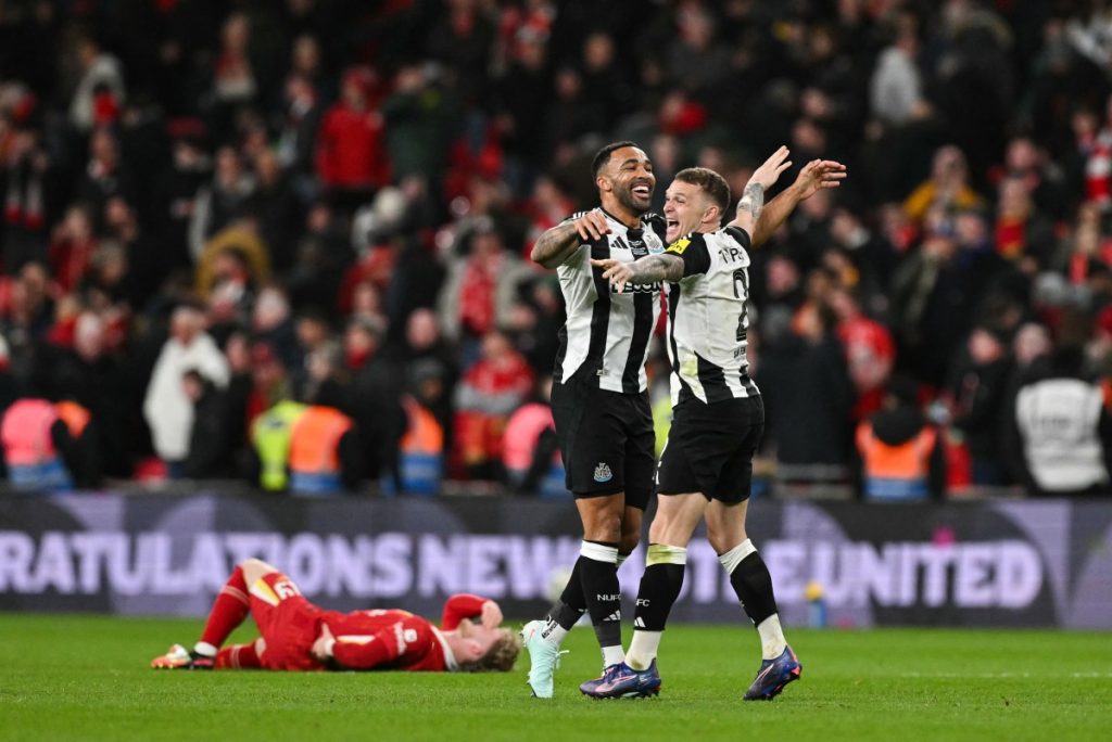 Carabao Cup: Newcastle defeat Liverpool 2-1 to win first trophy after 56 years