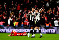 Carabao Cup: Newcastle defeat Liverpool 2-1 to win first trophy after 56 years