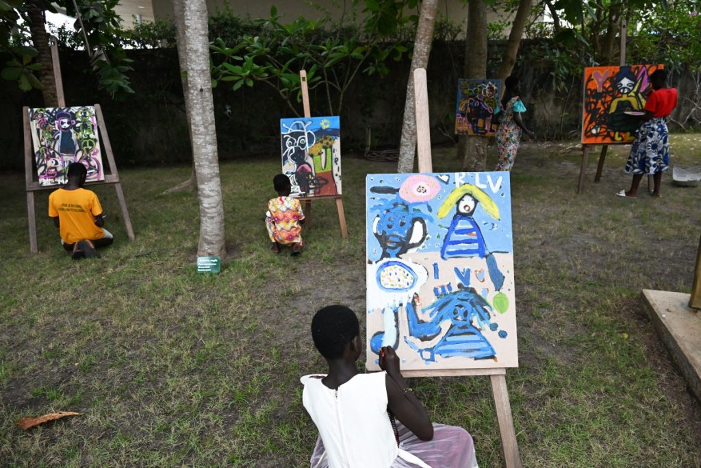 Ivorian painter Aboudia takes teen rebellion to top of the art world