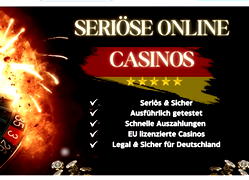 Seriöses Online Casino Deutschland: Die besten 5 Casinos 2025