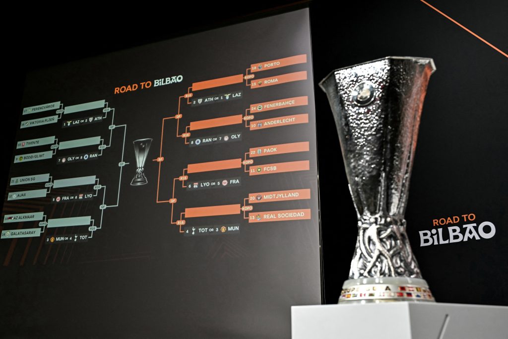 Full list: Europa League quarter-final fixtures, date, time