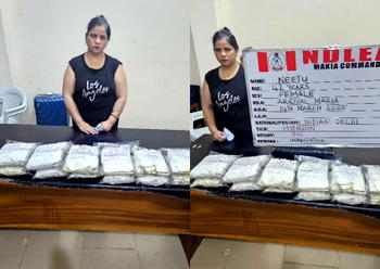 NDLEA intercepts Indian lady with 72 parcels of heroin in chocolate wraps