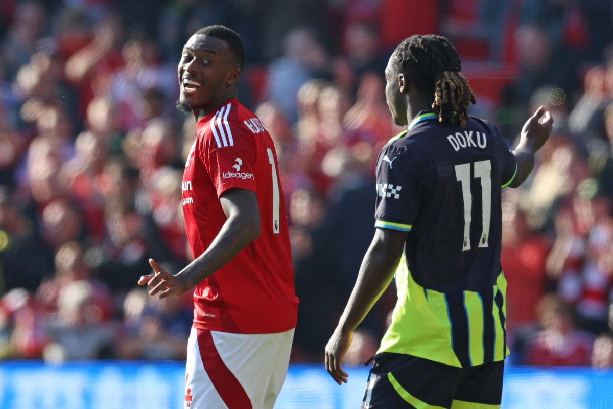 EPL: Hodson-Odoi scores only goal as Nottingham Forest beat Man City
