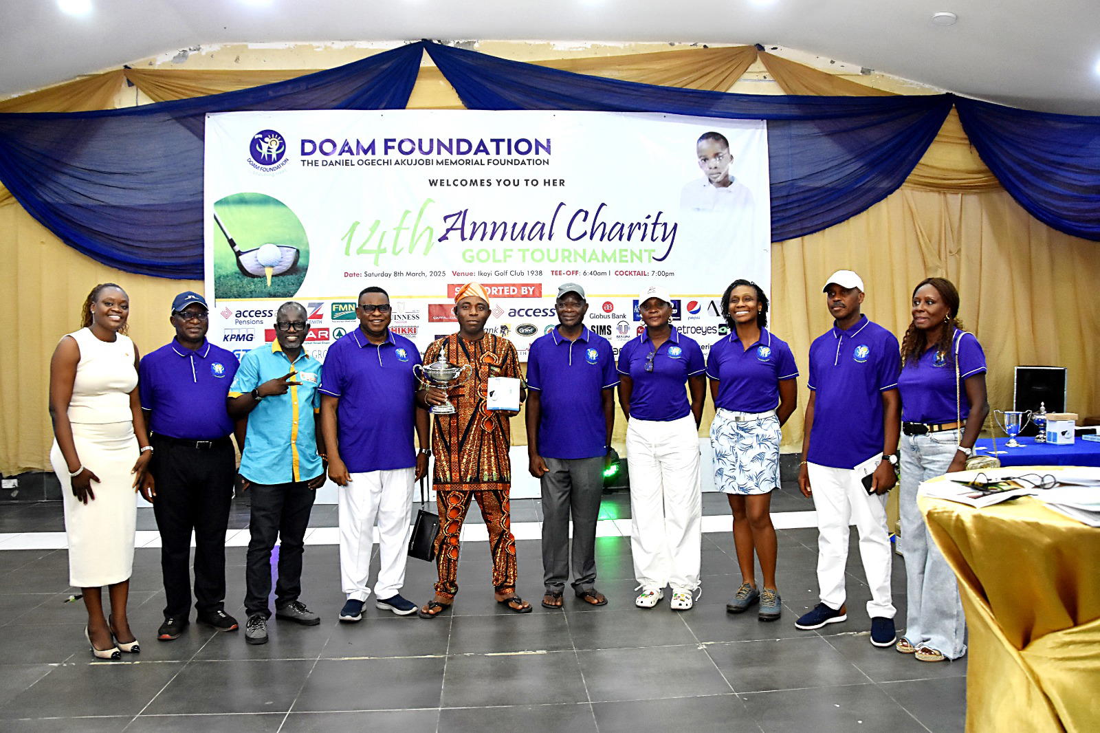 Adekoya wins 14th DOAMF charity golf tournament