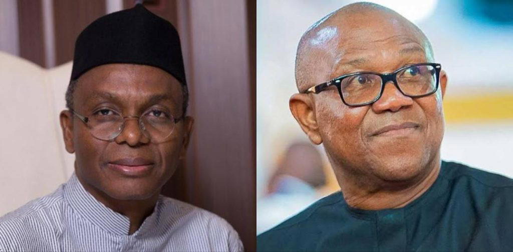 Nasir El-Rufai and Peter Obi