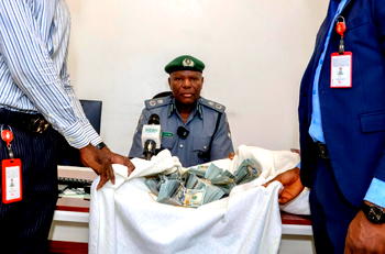 Customs intercepts $193,000 concealed in yogurt carton at Abuja airport