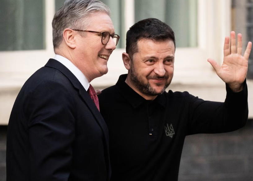 UK’s Starmer pledges full support to Zelensky in warm No 10 Meeting