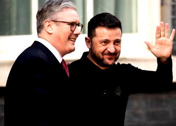 UK’s Starmer pledges full support to Zelensky in warm No 10 Meeting