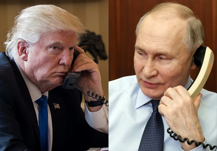 Trump and Putin begin crucial call on Ukraine ceasefire