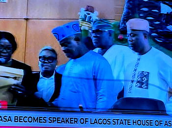 Mudashiru Obasa returns as Lagos Assembly Speaker