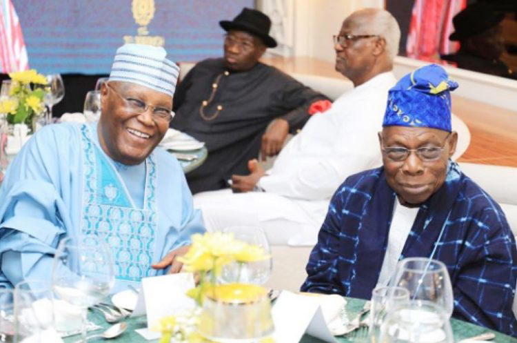 Ex-presidents Jonathan, Sirleaf, Koroma, others storm ‘The Delborough Lagos’ for Obasanjo’s 88th birthday