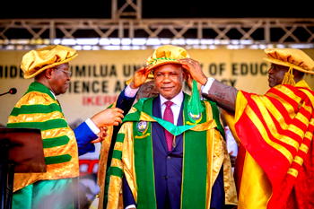 Ekiti University confers honorary doctorate degree on Gov Mbah