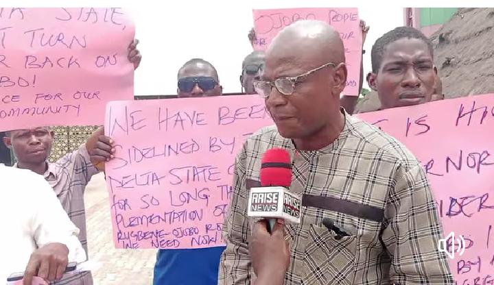 Delta community protests removal of Torugbene-Ojobo road project from 2025 budget