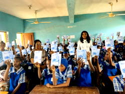 Okikiayo Ishola gives back to Alma Mater, empowers young girls