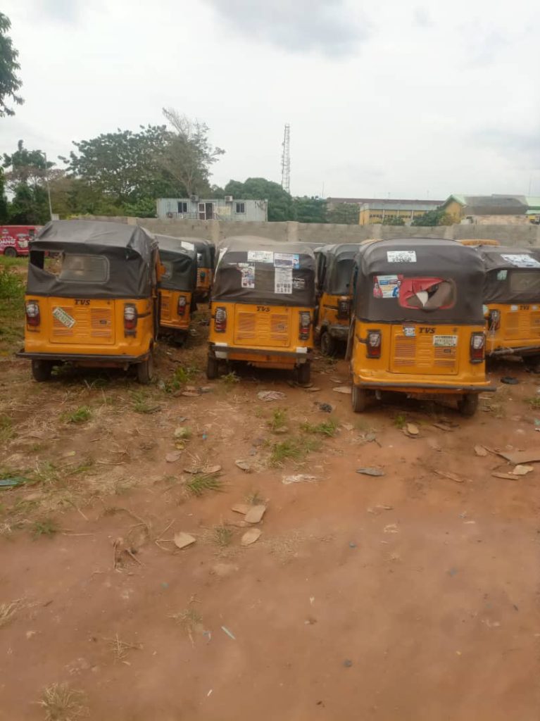 Traffic Obstruction: Lagos taskforce impounds 108 Keke Marwa, Korope buses