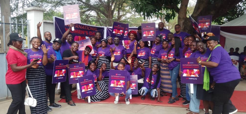 AHF distributes free reusable sanitary pads in Makurdi to mark IWD