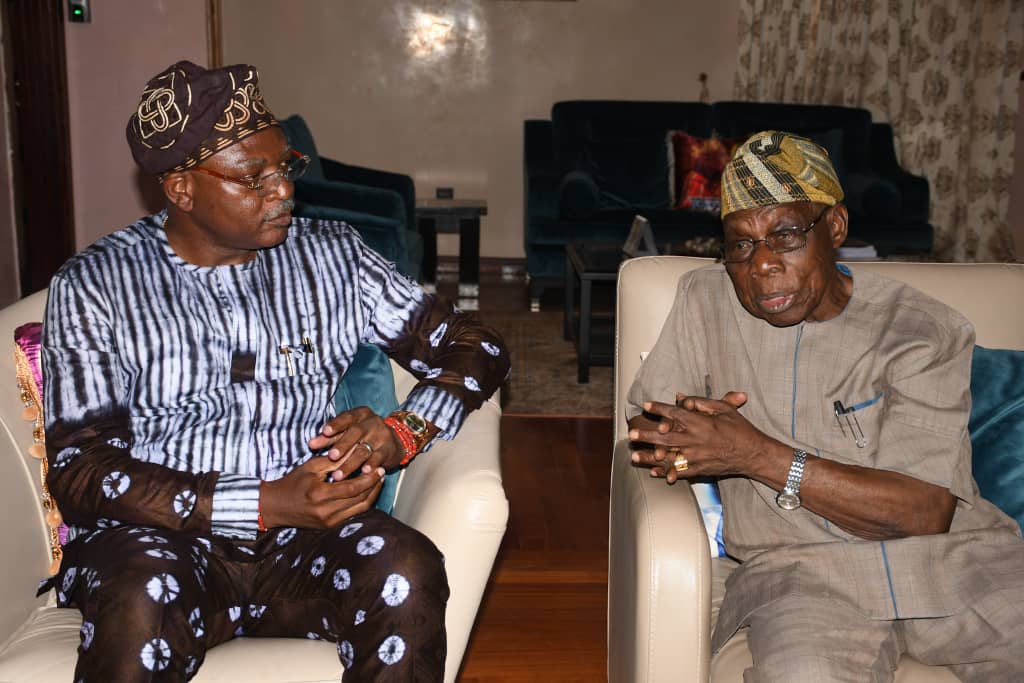 Food Security Boost: Ashiru visits Obasanjo