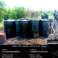 Navy destroys 4 illegal refineries, confiscates stolen crude in anti-theft operation