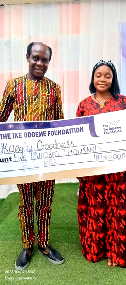 Odoeme Foundation empowers women, physically challenged, builds houses for widows