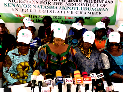 ‘Akpoti-Uduaghan’s actions embarrassed us’ – Women groups apologise to Akpabio