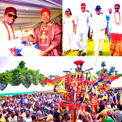 Delta deputy gov, Speaker, others attend Ijele masquerade festival at Akarai-Obodo