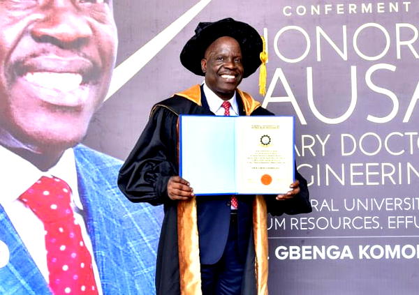 FUPRE honours NUPRC boss, Komolafe, others