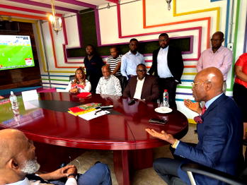 Leo Stan Ekeh visits Target Group, South Africa