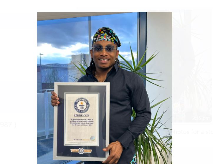 Sewing marathon: Guinness World Record recognizes Kuforiji Oluwaseun