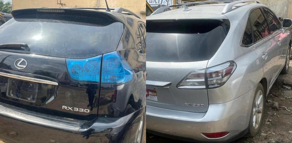 Lagos police recover 3 stolen cars from suspect