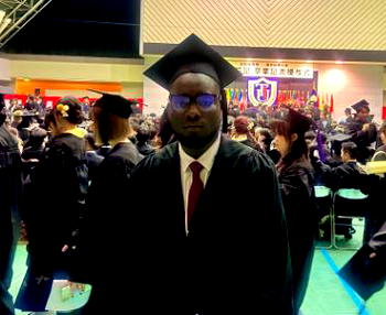 Again, first-class ESUT graduate, Sullivan Edeani, bags distinction in Tokyo