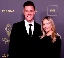 Barcelona goalkeeper Ter Stegen announces end of 7-yr marriage to wife