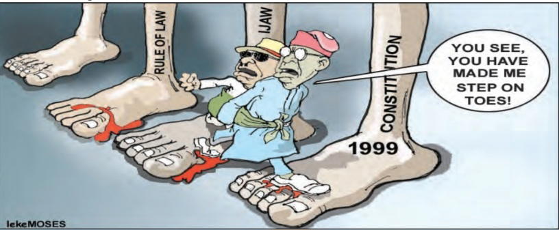 Cartoon: ‘Step on necks sir, I worked for it’