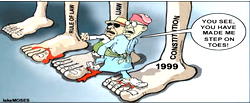 Cartoon: ‘Step on necks sir, I worked for it’