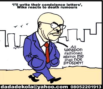 Cartoon: WIKEd people wishing Wike evil