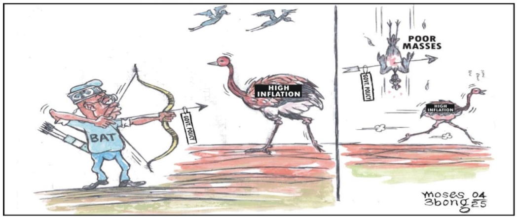 Cartoon: Wrong target, as inflation run away