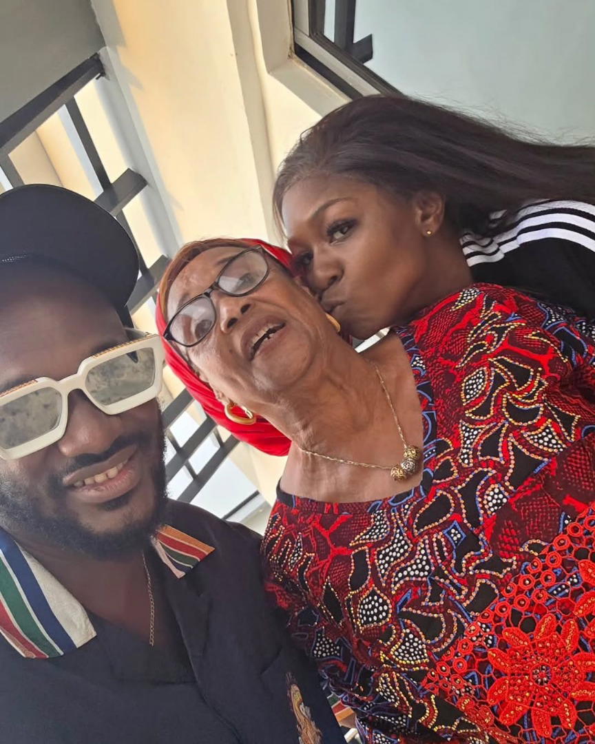Video: 2Face’s mother meets singer’s lover, Natasha months after rejecting relationship